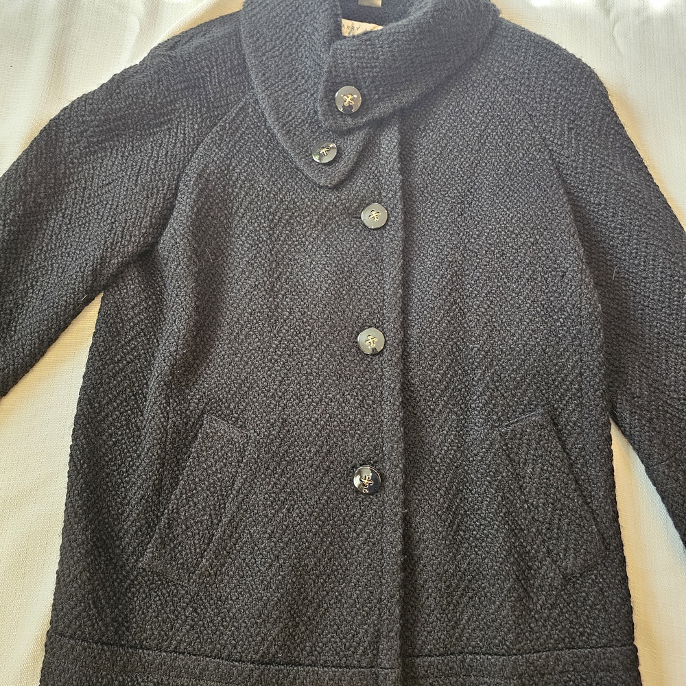 Larry Levine Black Pea Coat